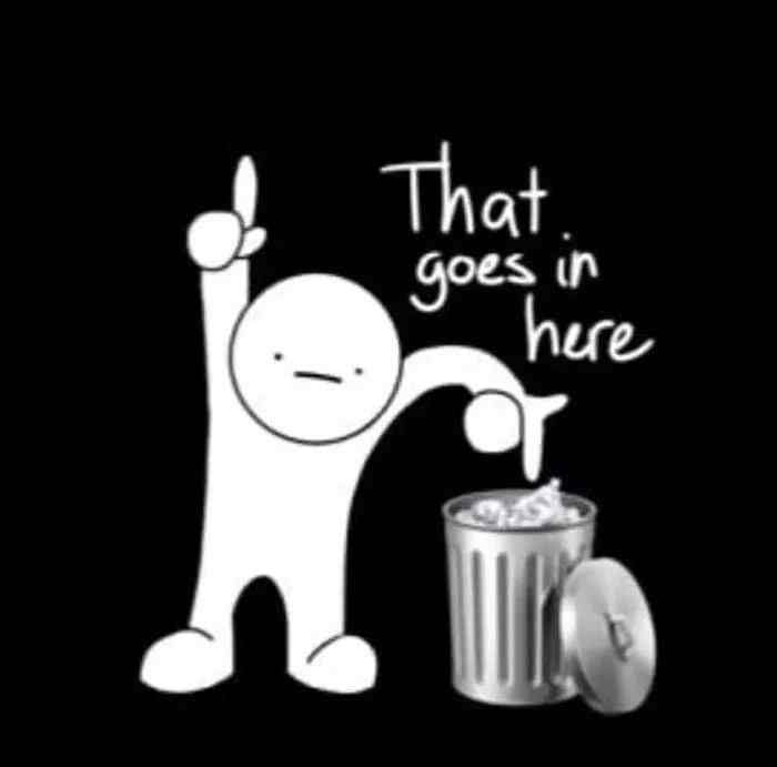 that goes in here  meme template