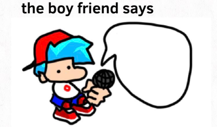 the boyfriend says  meme template