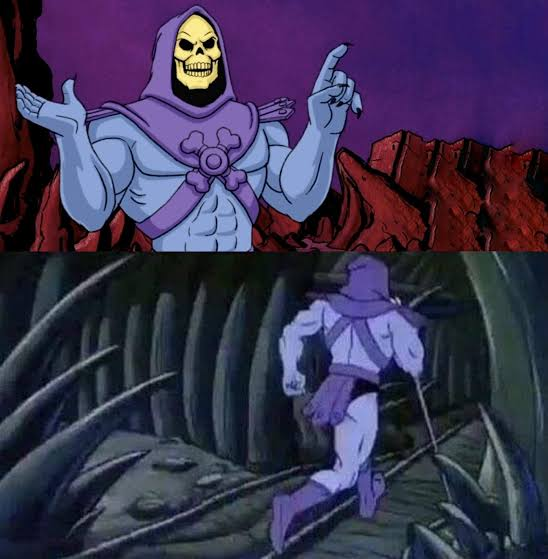 The more you know skelletor  meme template