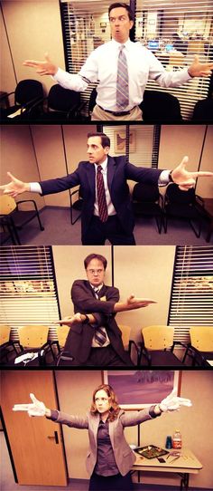 The Office Standoff  meme template