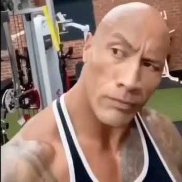 The Rock  meme template