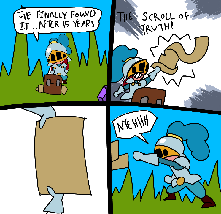 The scroll of truth  meme template