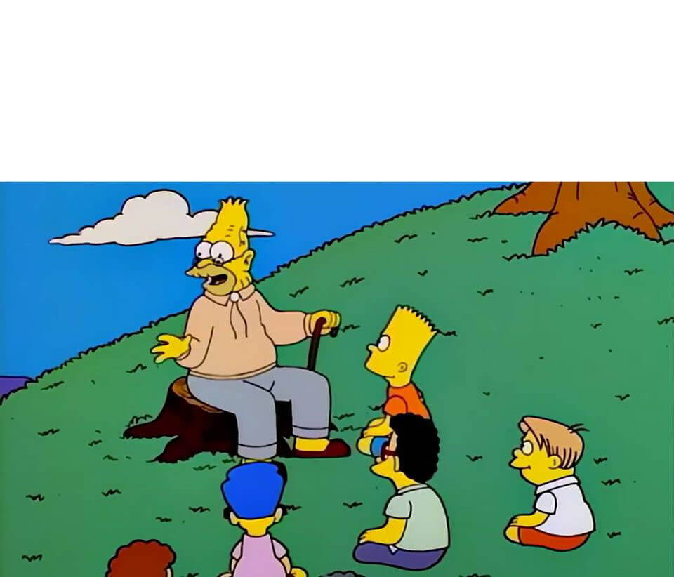 The Simpsons  meme template
