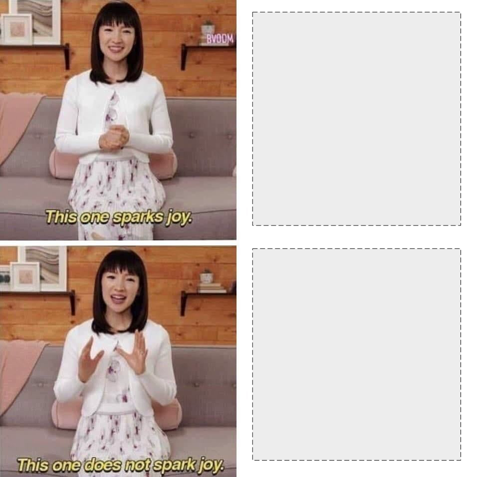 This brings joy  meme template