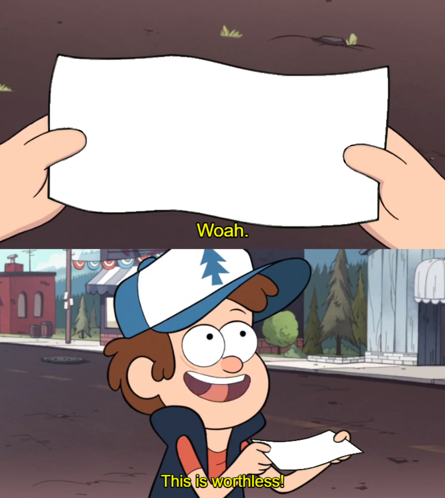 This is Worthless meme template