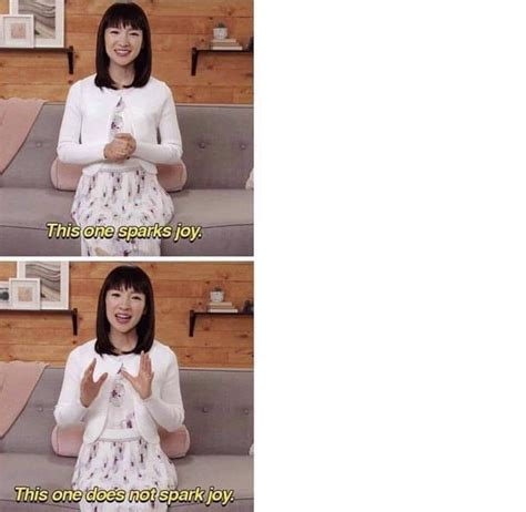 This sparks joy blank  meme template