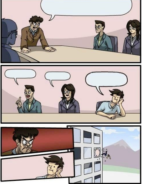 throw out of the window meme template