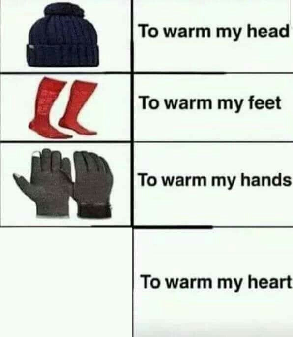 To warm my heart  meme template