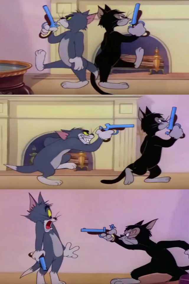 Tom gun fight  meme template