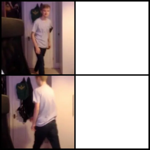 Tommyinnit Drake Hotline Bling  meme template