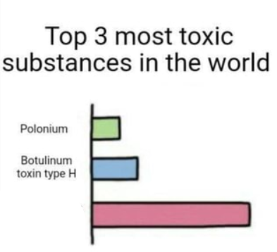 Top 3 toxic substances  meme template