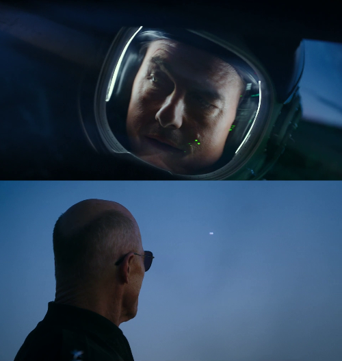 Top Gun Maverick Tom Cruise Ed Harris meme template