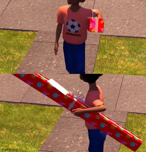 Toy Story Present Kid  meme template