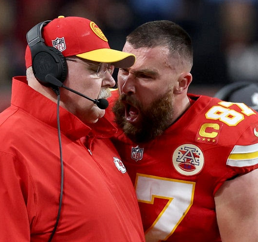 Travis Kelce screaming meme template
