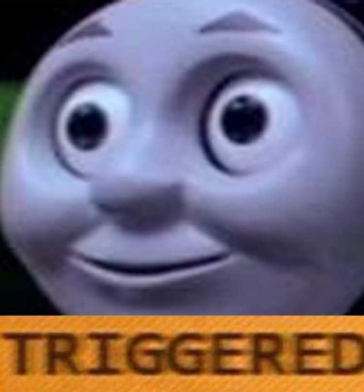 Triggered  meme template