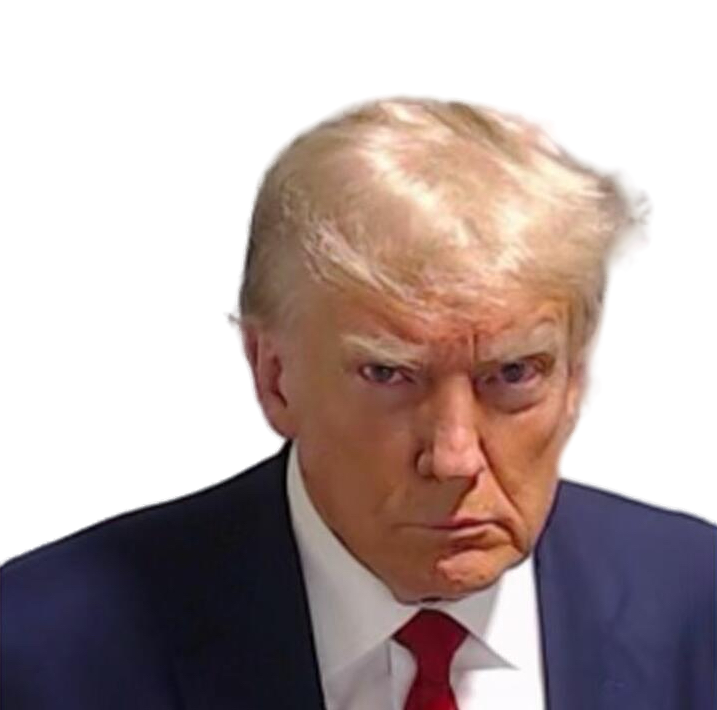 Trump mugshot meme template