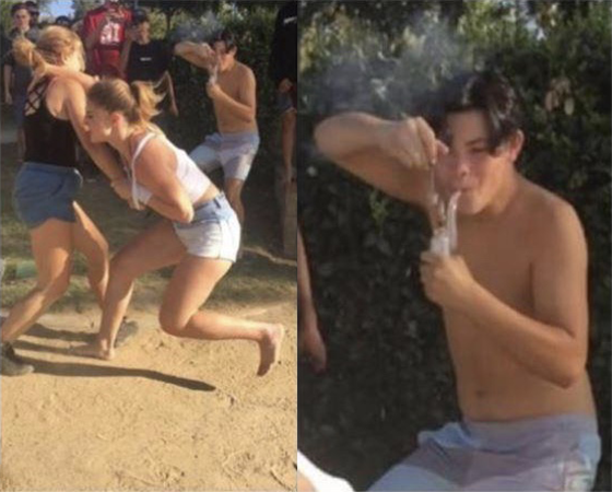 Two girls fighting  meme template