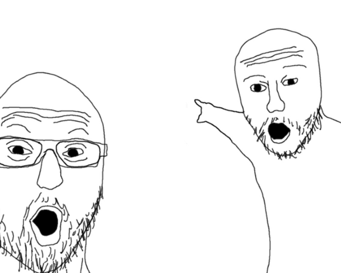 two soy jacks  meme template