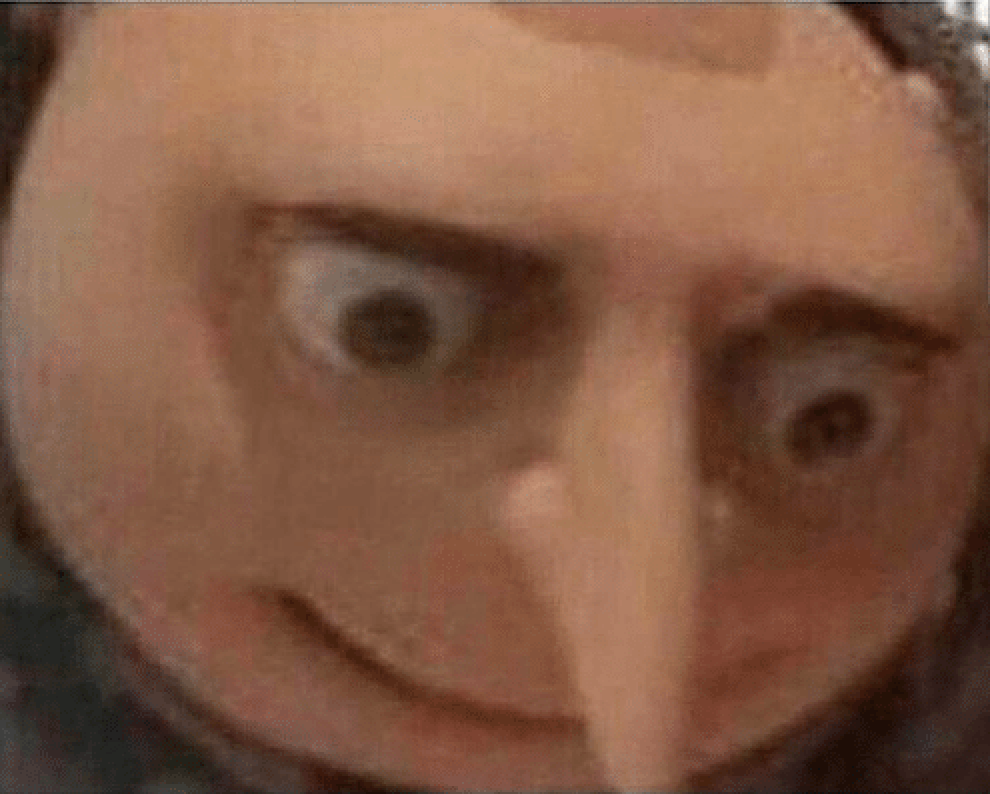 uh oh Gru  meme template