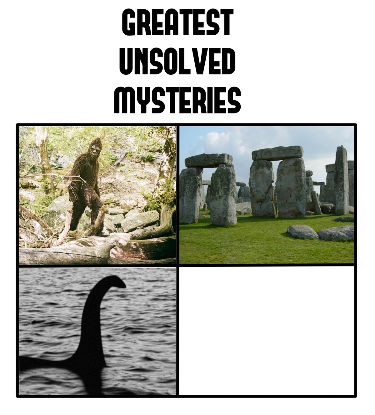 unsolved mysteries  meme template