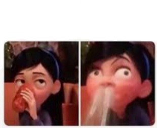 Violet's Embarrassment  meme template