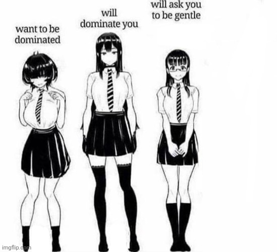 Want to be dominated  meme template