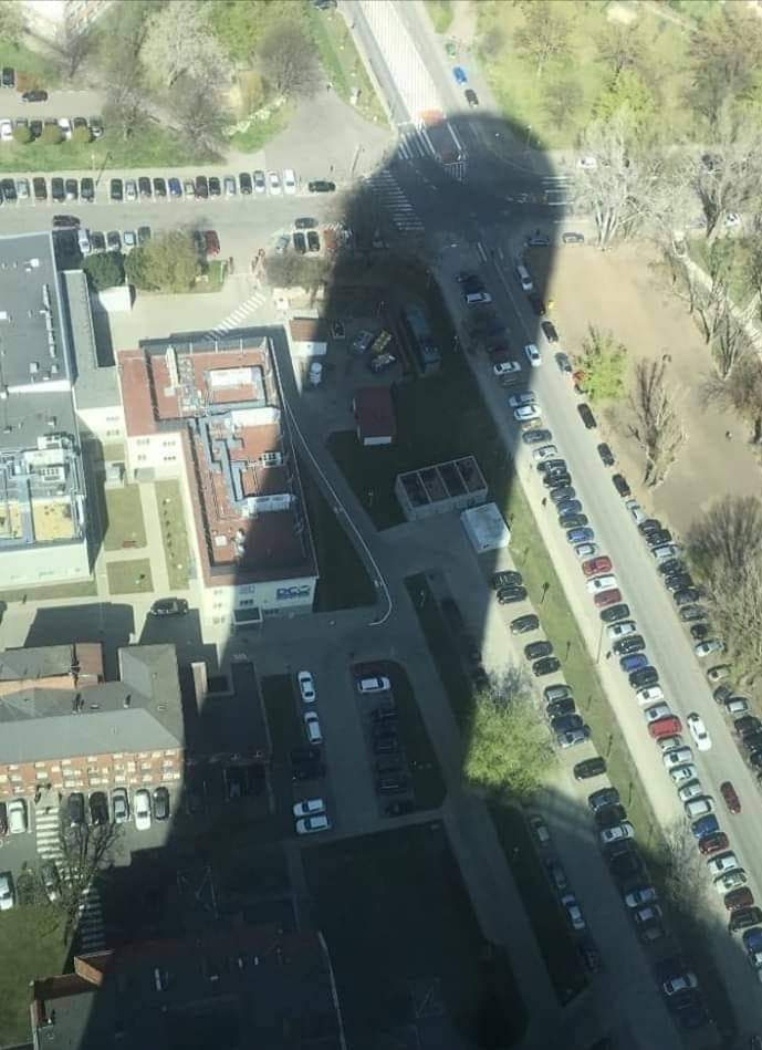 water tower shadow  meme template