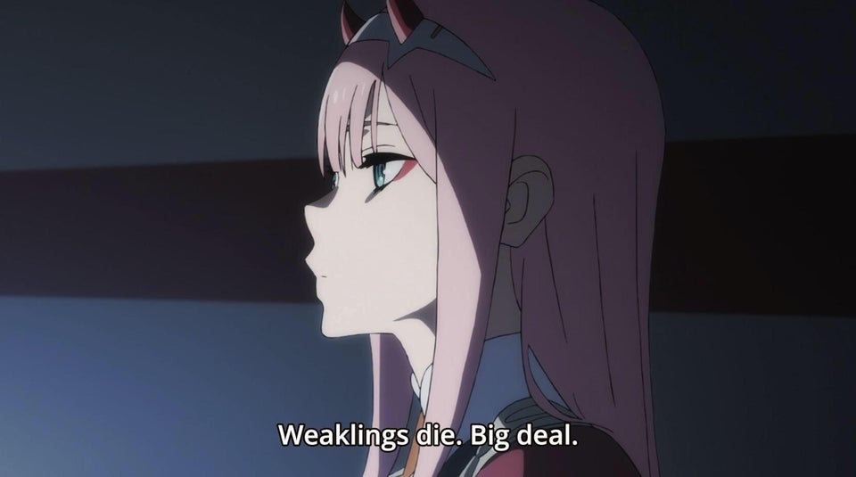 Weaklings die. Big Deal  meme template