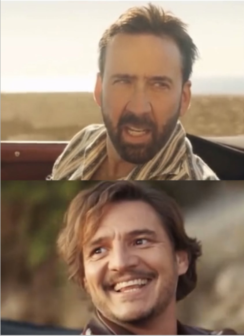 weight of massive talent meme template