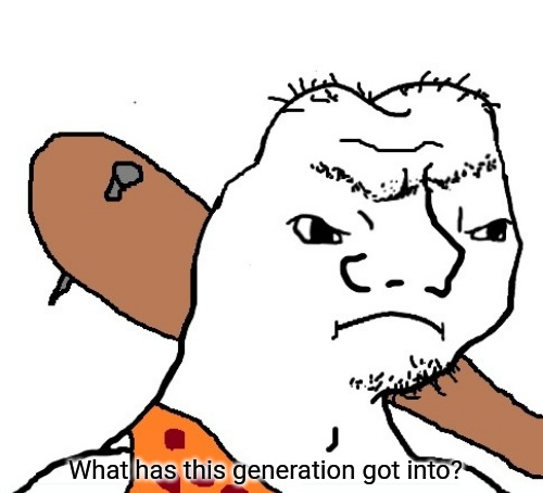 What has this generation got into?  meme template