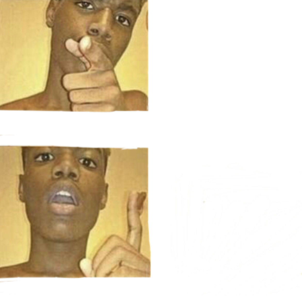 What if you Blank  meme template