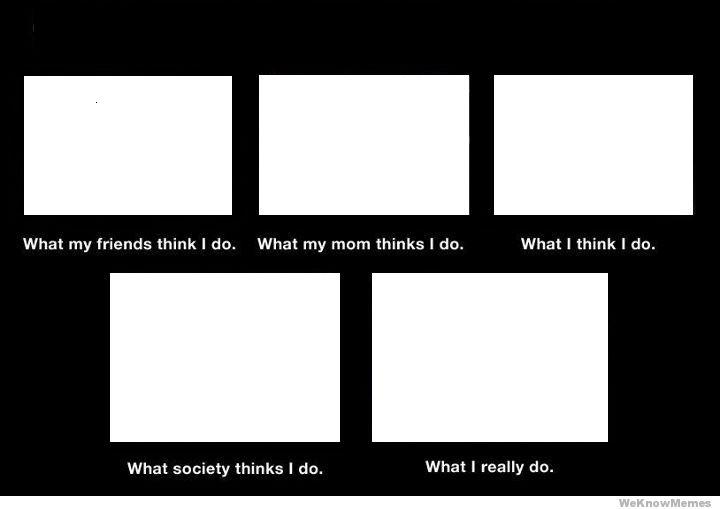 what people think i do blank  meme template