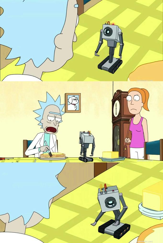 What's My Purpose - Butter Robot meme template