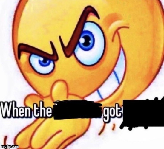 When the X got X meme template