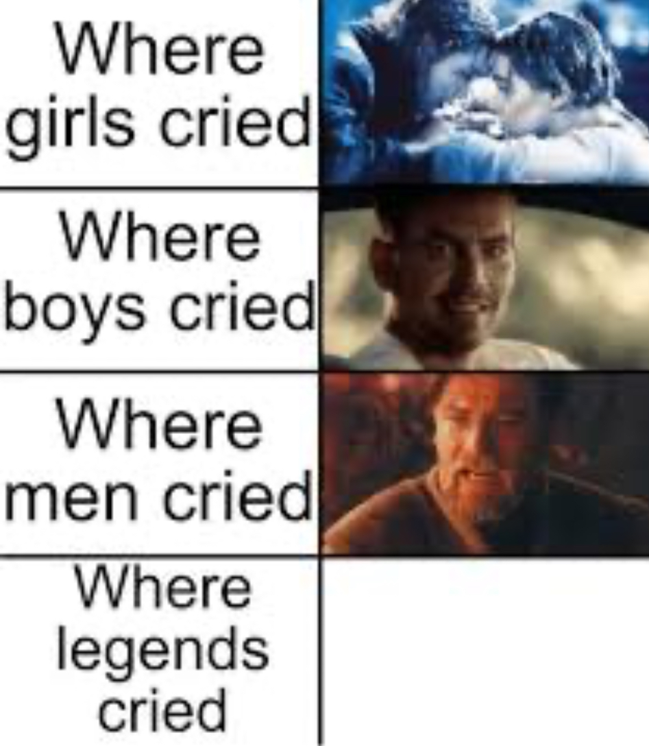 Where Legends Cried  meme template