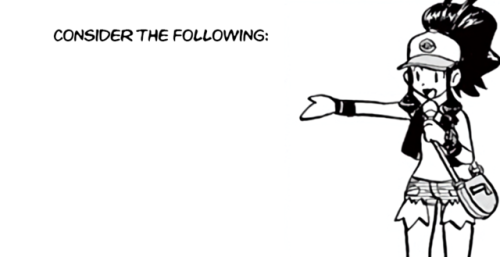 White 'Consider the Following'  meme template