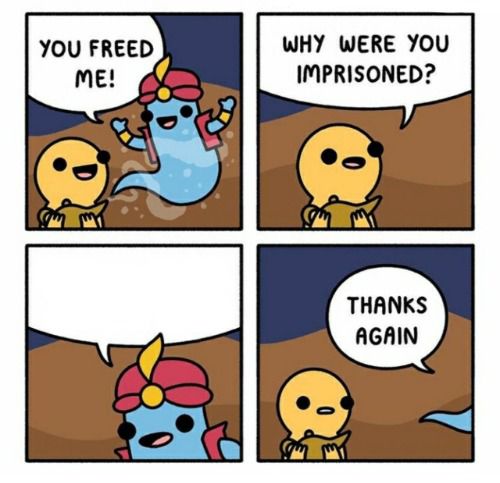 Why were you imprisoned  meme template