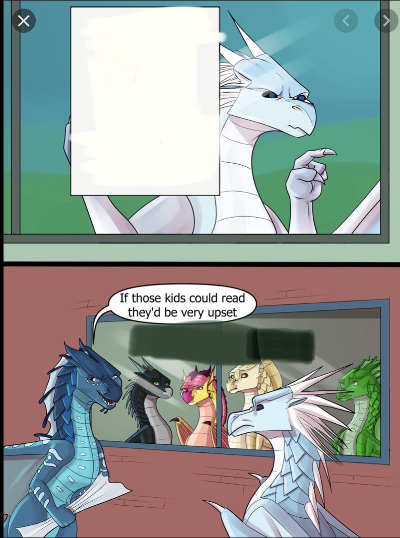 Wings of fire those kids could read they'd be very upset  meme template
