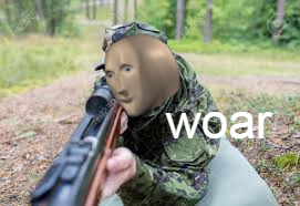 woar  meme template