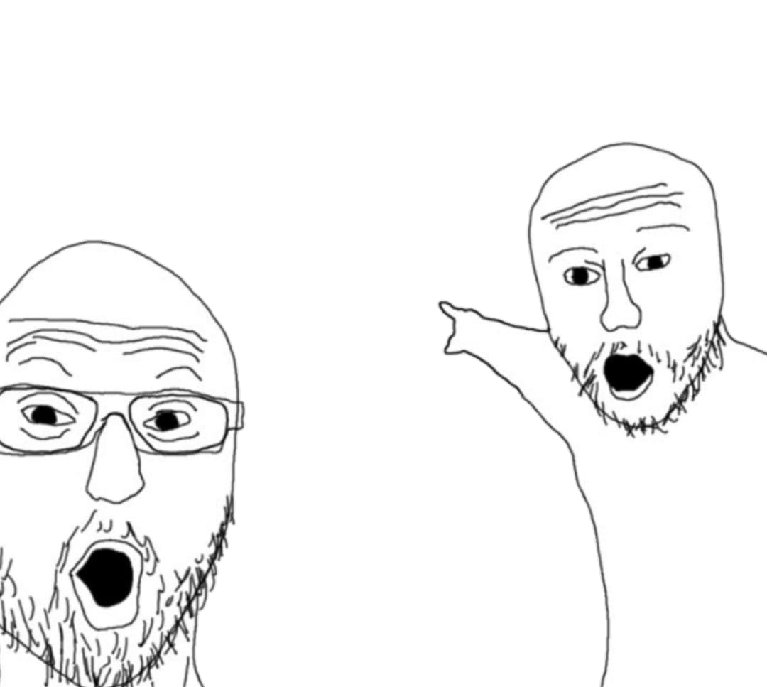 WOJAK POINTING MEN  meme template