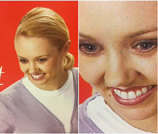 woman smiling  meme template