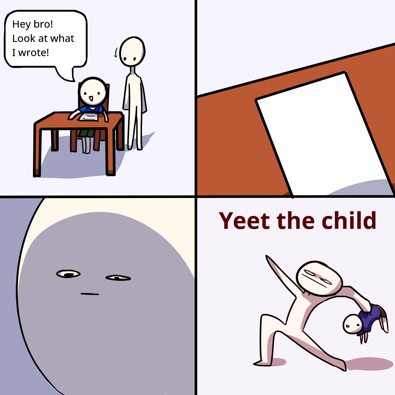 Yeet the child  meme template