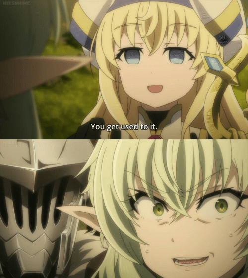 You get used to it  meme template