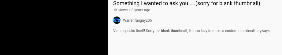 Youtube Blank Title  meme template